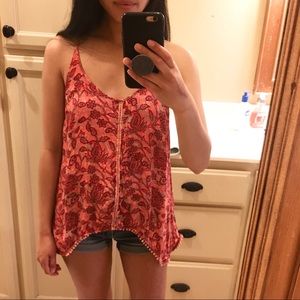 🌷 Paisley Print Open Back Tank 🌷